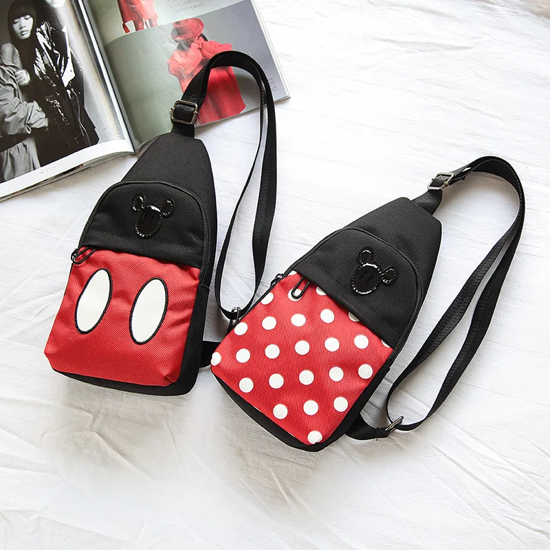 Детская мини сумка Disney Mickey Minnie мессенджер для мальчиков и девочек с мультяшной