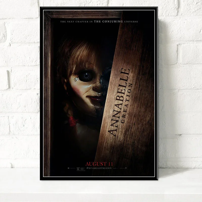 P412 Annabelle Классическая серия фильмов горячий ужас Искусство Живопись Шелковый