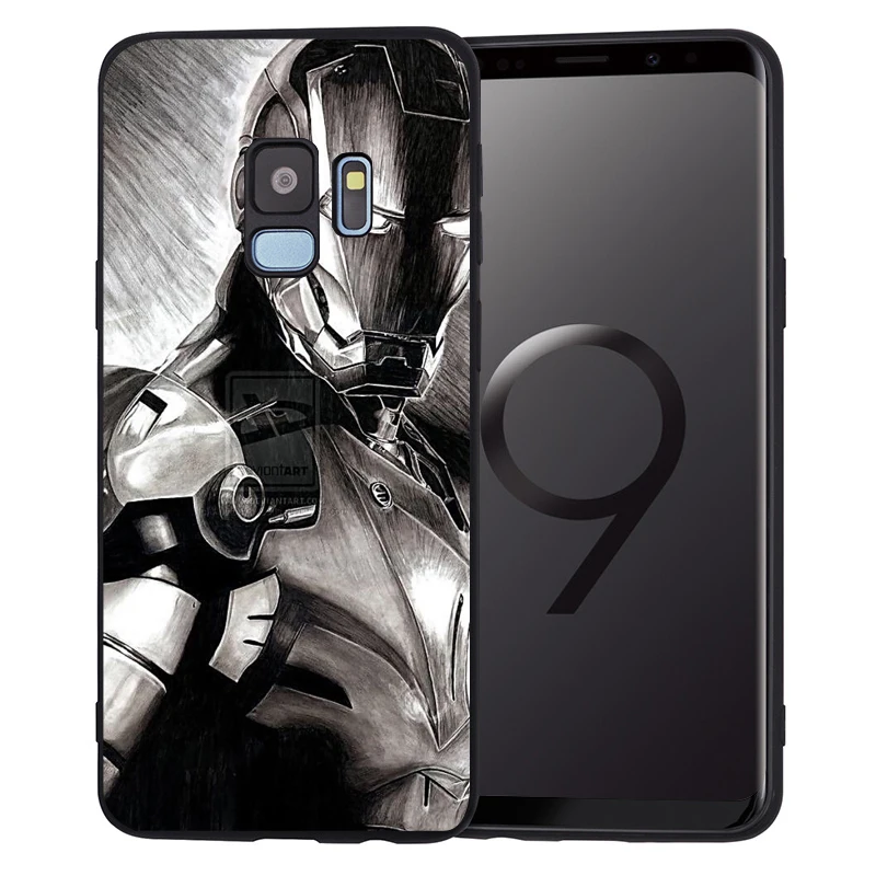 Мягкий чехол Marvel для samsung Galaxy Note 9 8 S9 S8 S10 Plus S7 Edge S10 Lite Venom Deadpool Человек-паук защитная задняя крышка