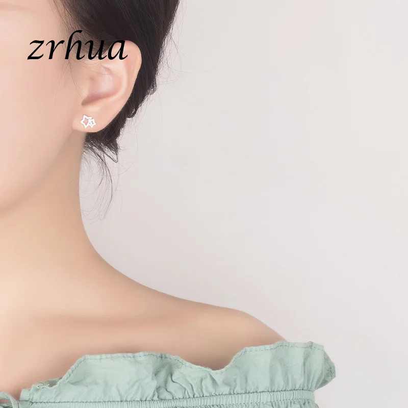 Новые милые элегантные серьги гвоздики ZRHUA для женщин и девушек маленькие