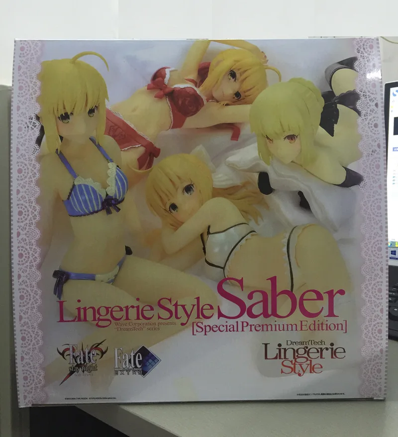 4 шт./компл. Fate/stay Night Fate zero Saber Lily Экстра купальник фигурку ПВХ 18 см Коллекция аниме сексуальная девушка бикини бренд куклы