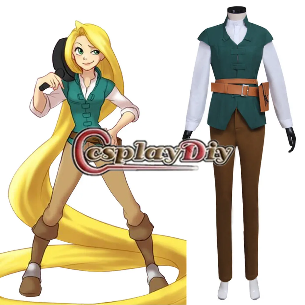 Костюм Рапунцель Флинн Райдер принц женский костюм для взрослых Женский