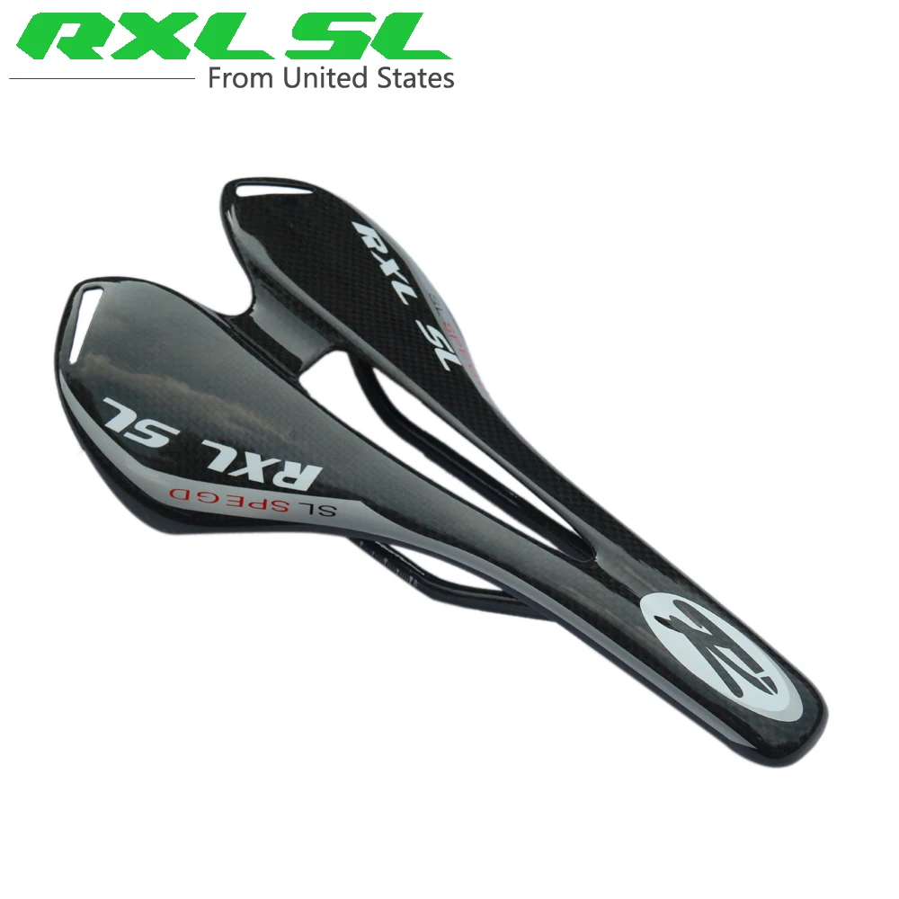 

RXL SL Bicycle Carbon Saddle Mtb Bike Seat Black Matte/Glossy 275*143mm Mountain Bike Road 3K/UD Carbon Fiber Bicycle Saddle