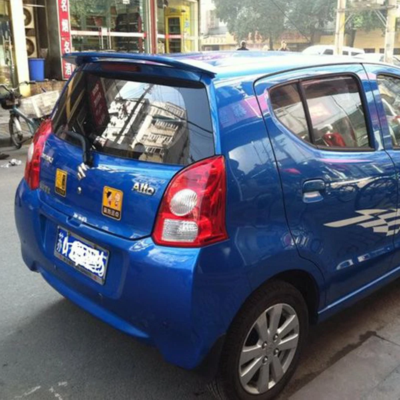 Для Suzuki Alto 2009 2015 АБС пластик автомобильный спойлер задний Крылья крыша багажник