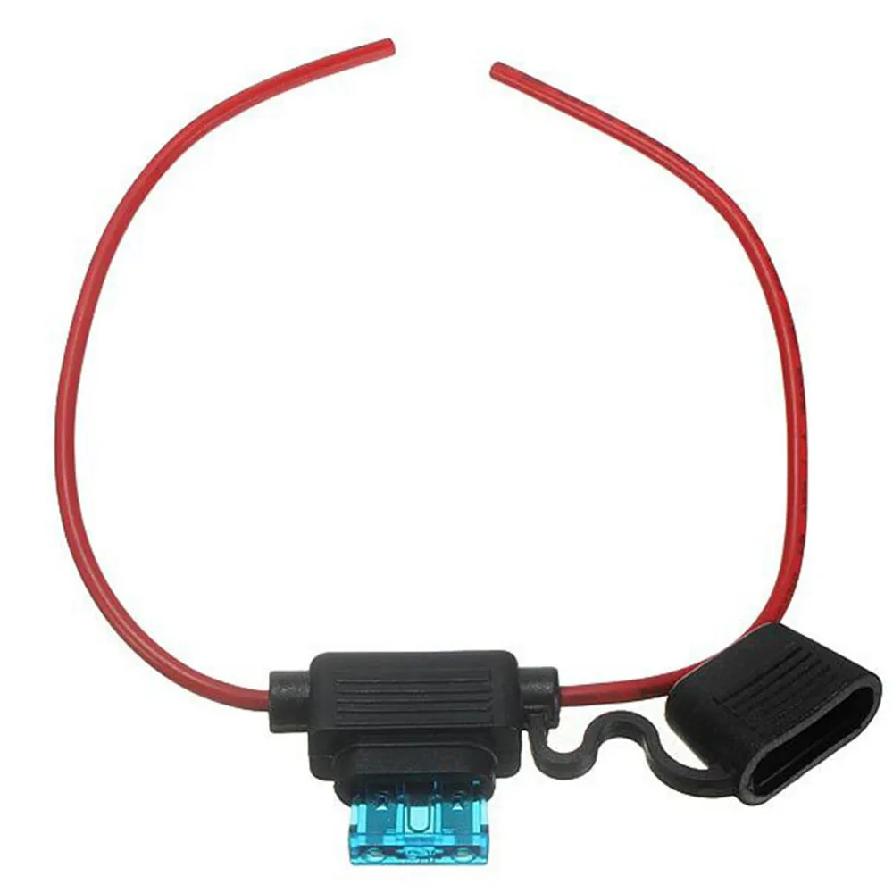 1 шт. Автомобиль Мотоцикл Стандартный лезвие держатель предохранителя 14 AWG с 10