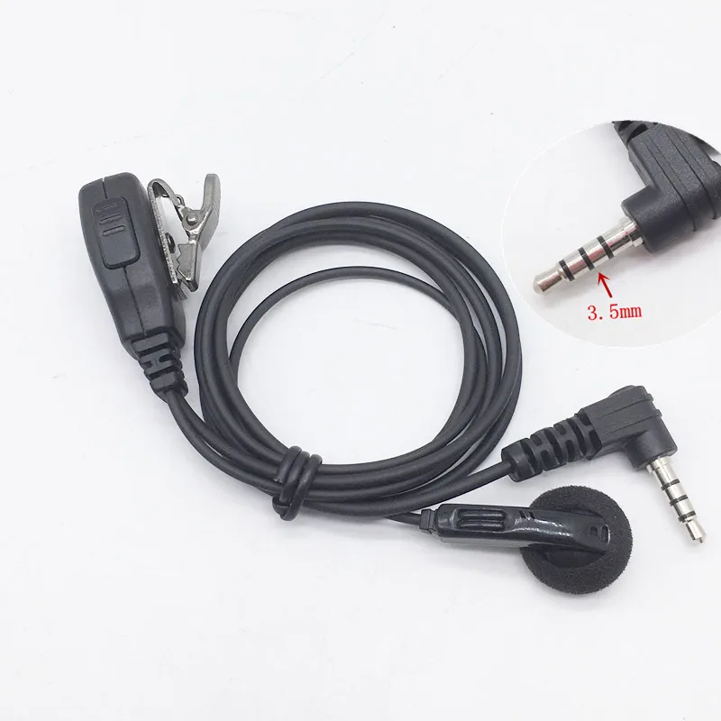 Наушники вкладыши clmap Ptt с разъемом Y 3 5 мм для Yaesu Vertex Standard VX2R VX3R VX168 VX418 VX351 FT60 и т. д.
