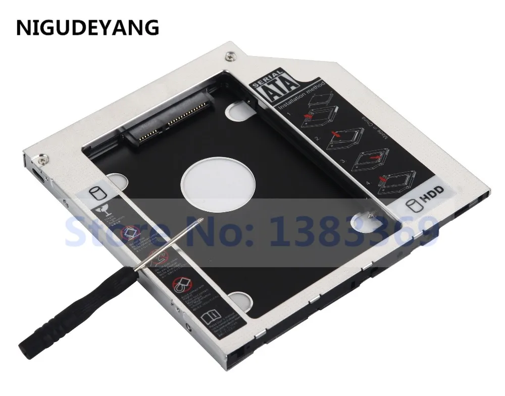 NIGUDEYANG 2nd 2 5 HDD SSD жесткий диск Caddy адаптер поднос для Dell Inspiron 14 3442 15R 5521 UJ8C2 GU90N |