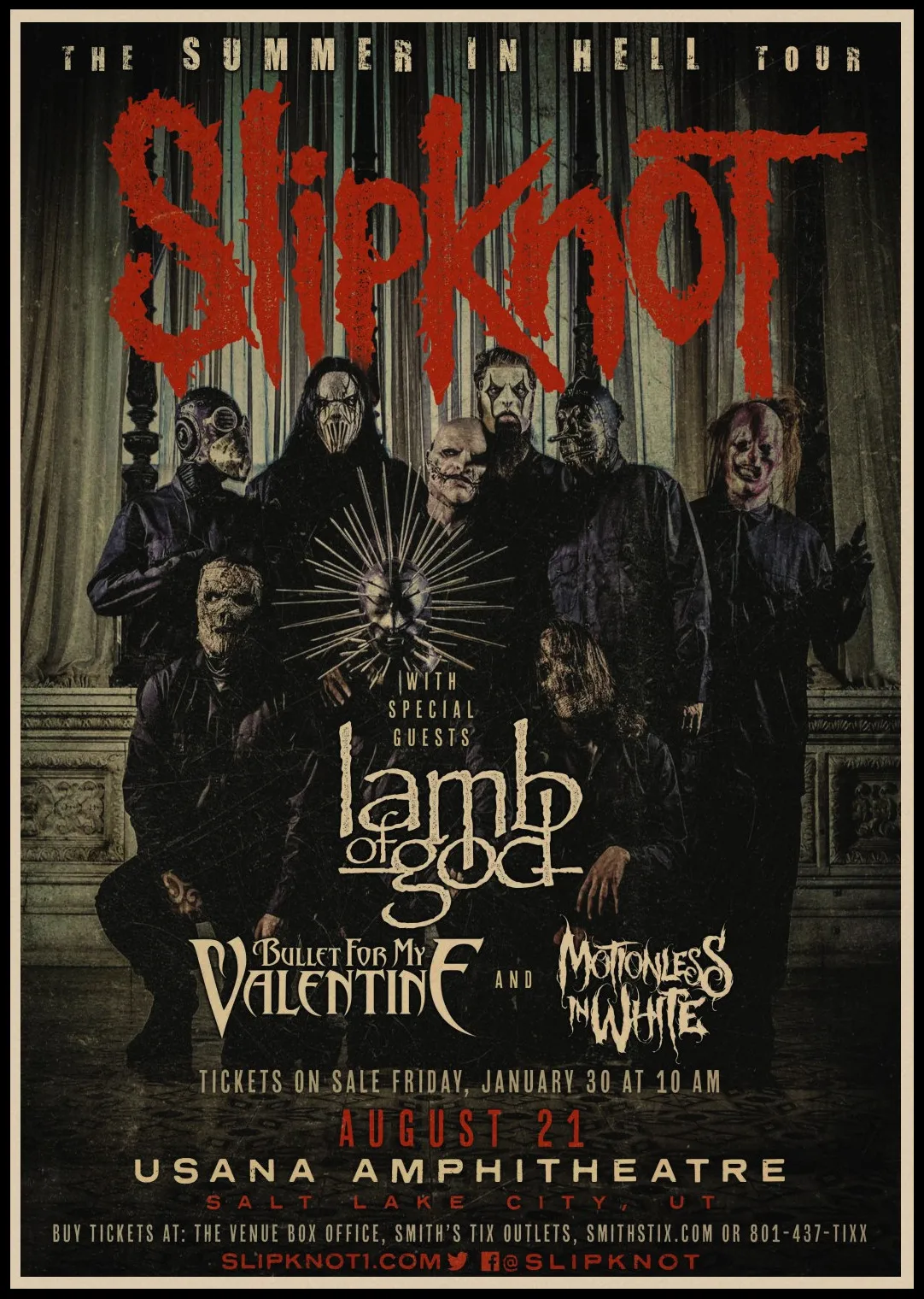 2 Slipknot тяжелый металл плакат Рок-Группа крафт-бумага плакаты Бар плакат наклейки на стену Ретро плакат декоративной живописи A1 - Цвет: 2