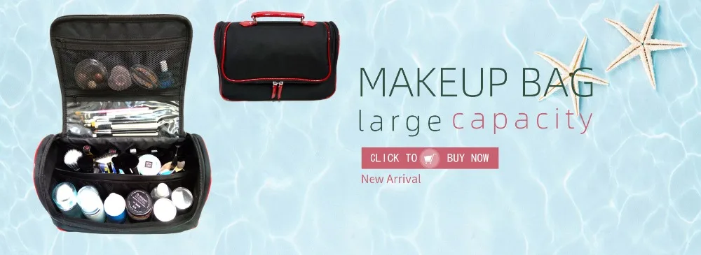Высококачественная Красивая щетка Clapboard Make up Bag Дорожная необходимая влагозащитная вставка косметический набор-палитра макияж Чехол