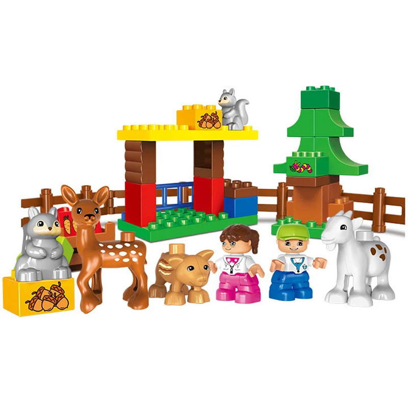 Sytopia Мини ферма страна жизни детей строительные блоки большой размер обучающая