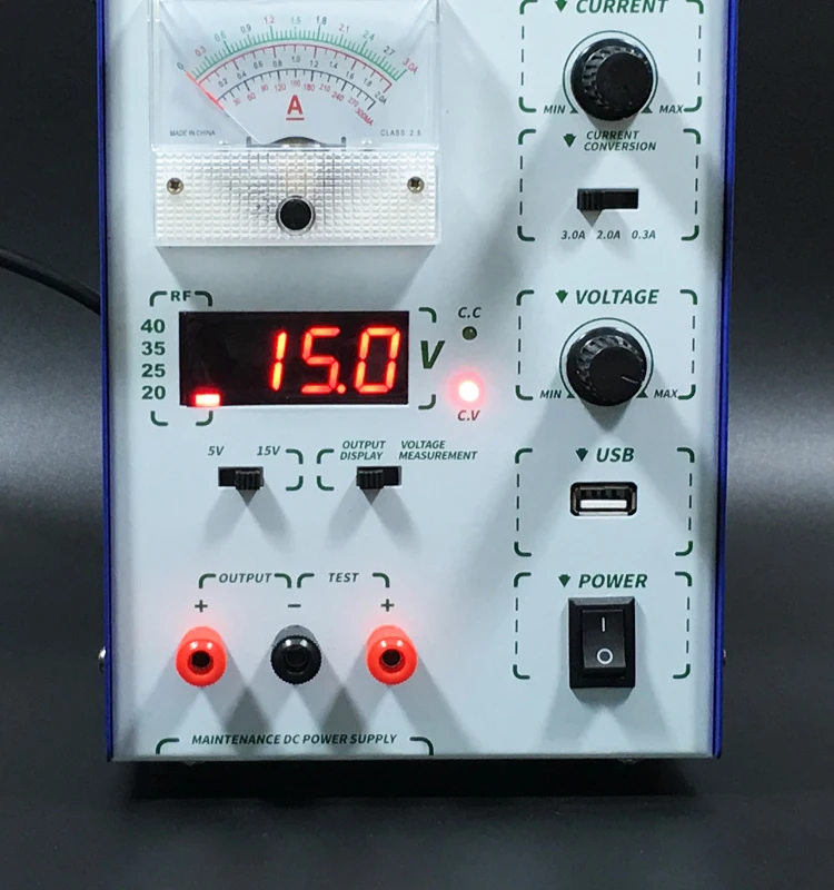 SAIKE 1503D 15 в 3A 220 В DC Регулируемый переключатель Регулируемый источник питания регулятор напряжения Регулируемый источник питания с интерфейсом USB
