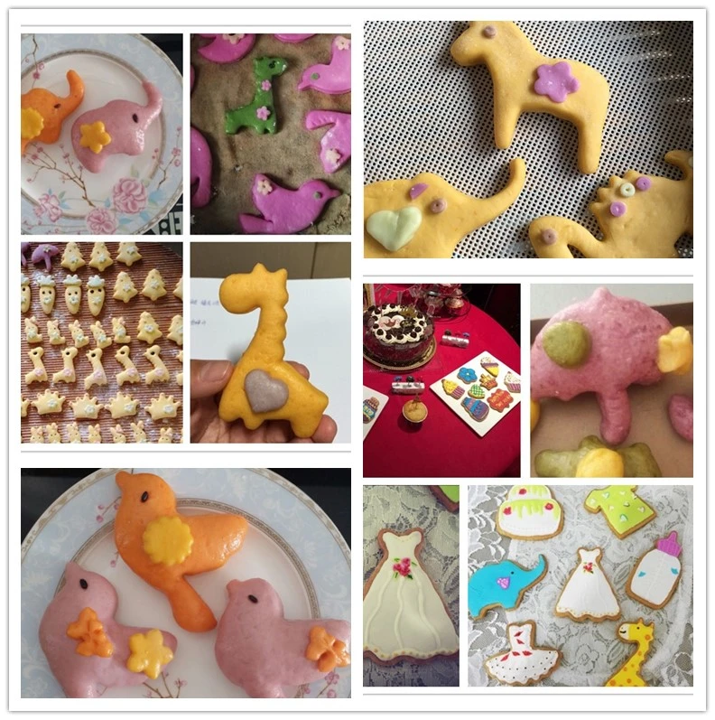 Вырубки для печенья с животными мультяшное искусство сахара инструменты помадки