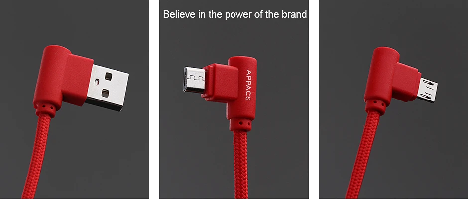 APPACS Micro usb-кабель передачи данных 5 V 2.4A TPE 90 usb-кабель для samsung/Xiaomi/huawei Android 1 m 2 m для быстрой зарядки Кабели Micro-USB