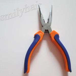 Плоскогубцы для клеевые кератиновые из нержавеющей стали, плоскогубцы для удлинения волос