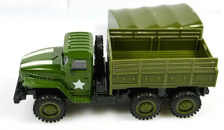 1: 64 сплав оттяните назад военная модель автомобиля, высокая симуляция военный грузовик игрушка, металлические литья, игрушечный автомобиль