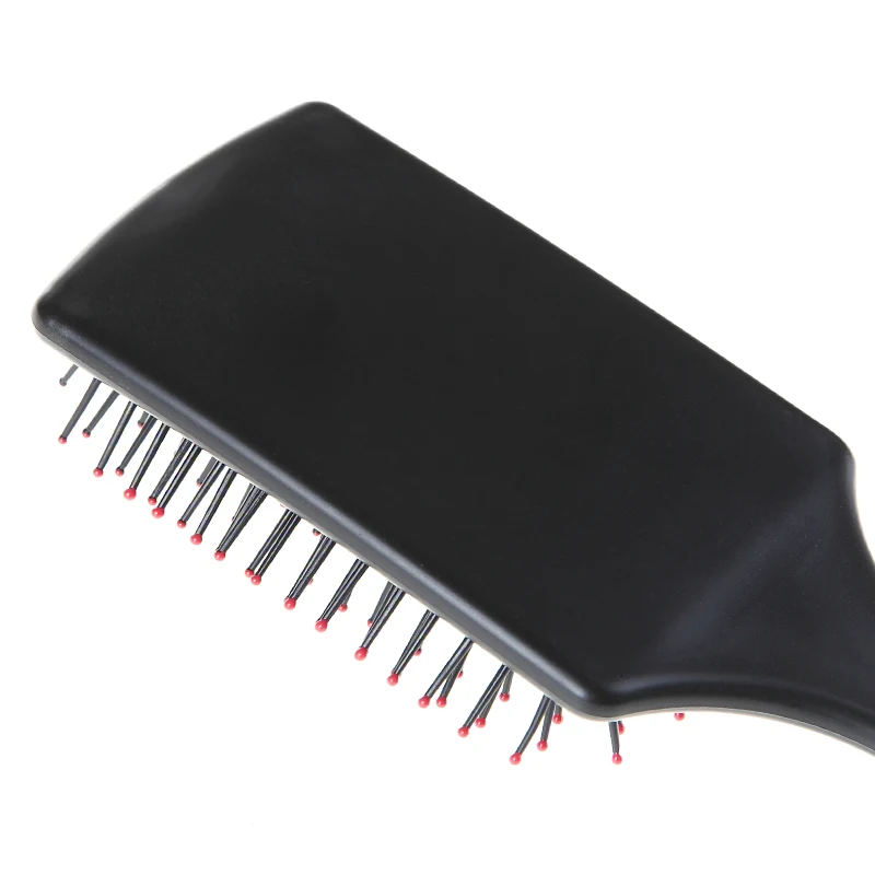 Черный Пластик массаж Air плоский гребень Расчёски для волос Уход за волосами