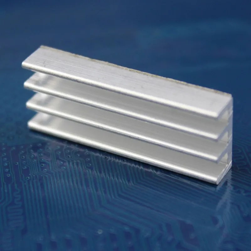 10 шт./лот 30x11x5 мм DIY CPU IC теплоотвод LED экструдированный алюминиевый радиатор |