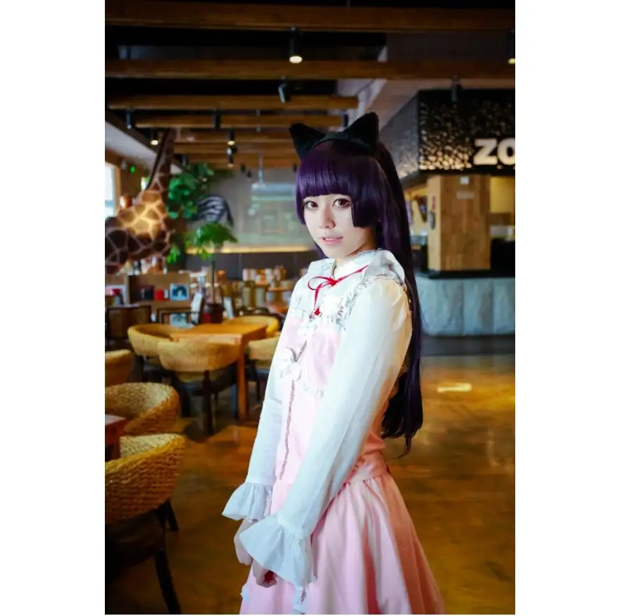 Парик для косплея LIVA GIRL Ruri Gokoru KuroNeko Список эпизодов Oreimo парики костюмы на
