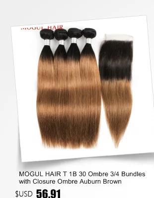 MOGUL HAIR T 1B 27 Омбре медовый блонд волосы на Трессах 3/4 пучков индийские прямые волосы не Реми человеческие волосы для наращивания 10-24 дюймов