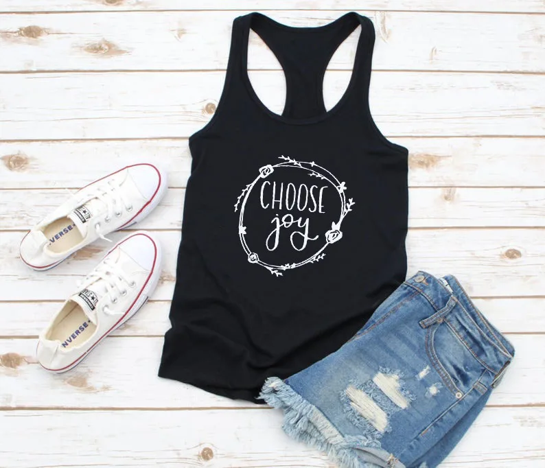 Жилет на выбор joy with wreath с графическим и буквенным принтом летние забавные