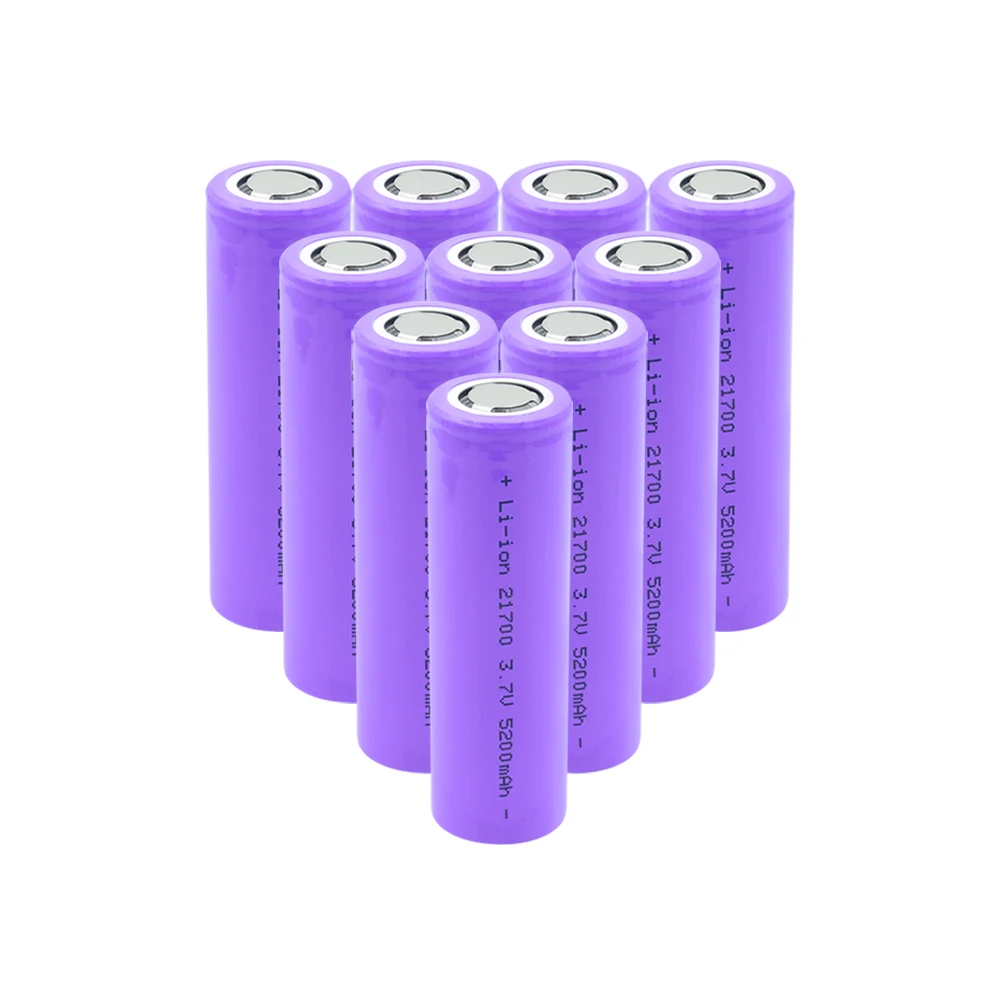 6/8/10 шт 3 7 V литий ионная батарея 5200MAH 21700 с высокой разрядкой для вейпа