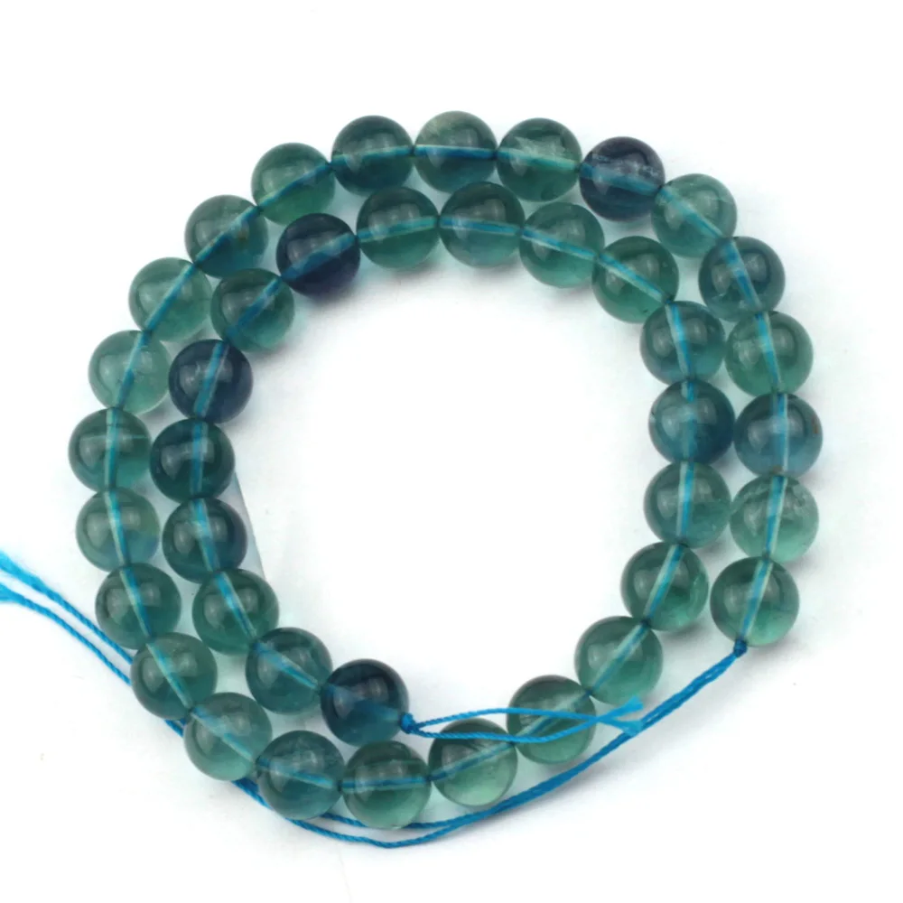 Бусины Из Натурального флюорита класса AAA бусины из натурального драгоценного