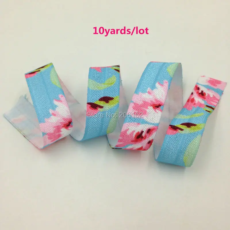 Цветочный принт на голову эластичная повязка для головы с 5/8 &quotЦветочный цветов