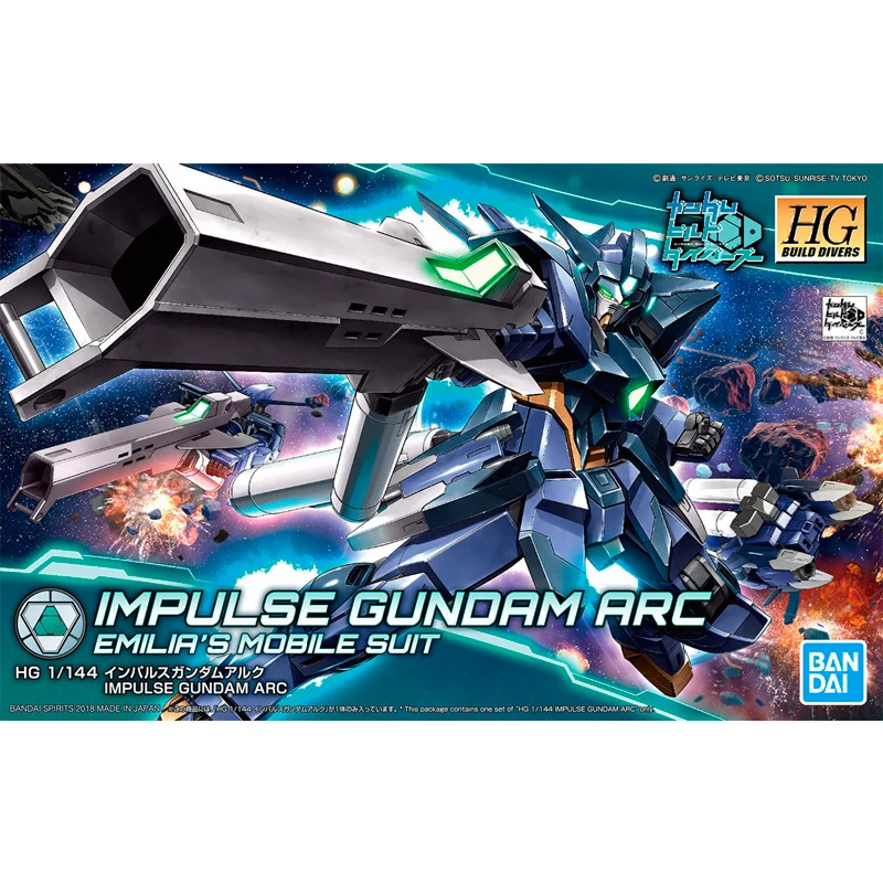Новинка Bandai HG 1/144 HGBD импульсная Gundam Ark Сборная модель для дайверов набор модельных