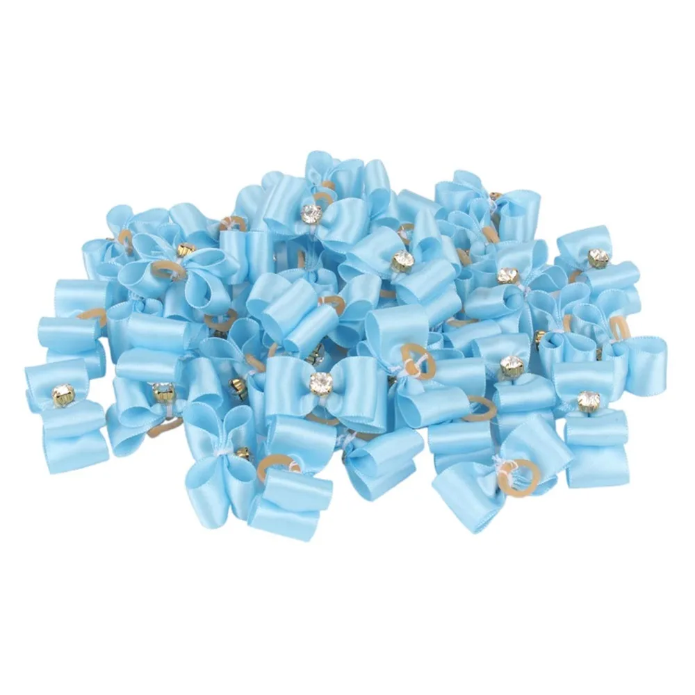 10/20 шт. разноцветные банты для собак