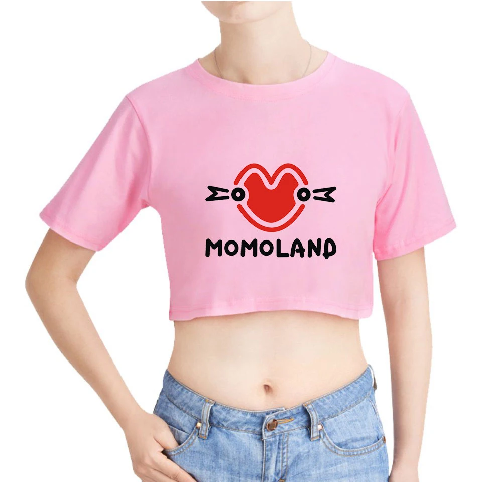 Коллекция 2019 года Kpop MOMOLAND альбом Show Me I'm So Hot женские топы с принтом футболка коротким рукавом модная