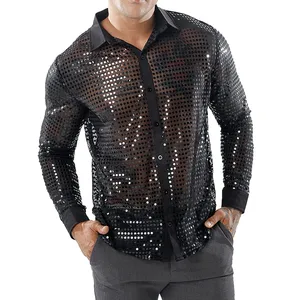 Модная мужская Осенняя Повседневная рубашка с длинным рукавом, рубашка с вырезом, топ, блузка #4O16 # F