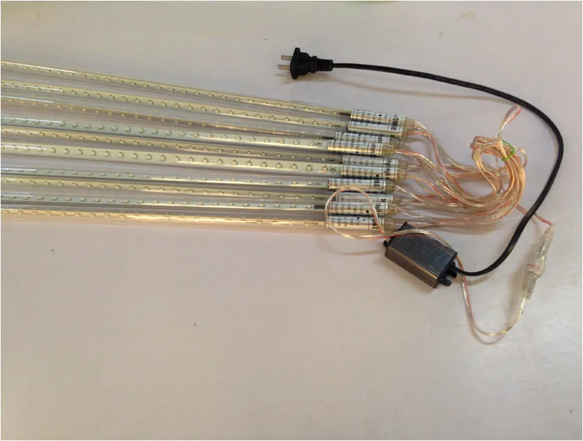 50 см в длину 5050 SMD 72 светодиода/трубка Красный зелёный синий цвет Снежный падение