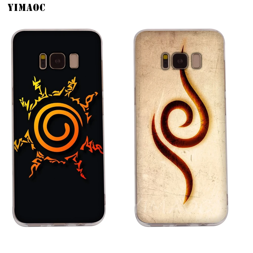 YIMAOC Anime Naruto Soft TPU Case for Galaxy j3 j5 j6 j7 A5 2016 2017 A6 A9 2018 Note 8 9 S7 edge S8 S9 S10 Plus S10e Cover |