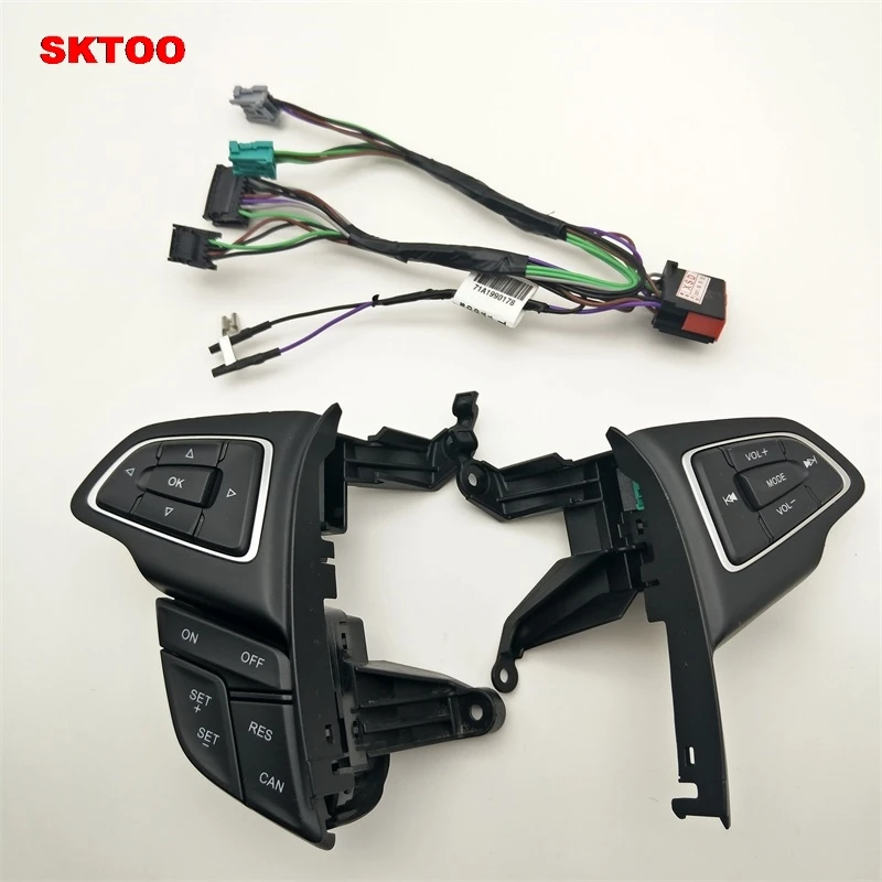 Переключатель круиз контроля SKTOO для Ford Focus MK3 2015 2017 Kuga Многофункциональная кнопка