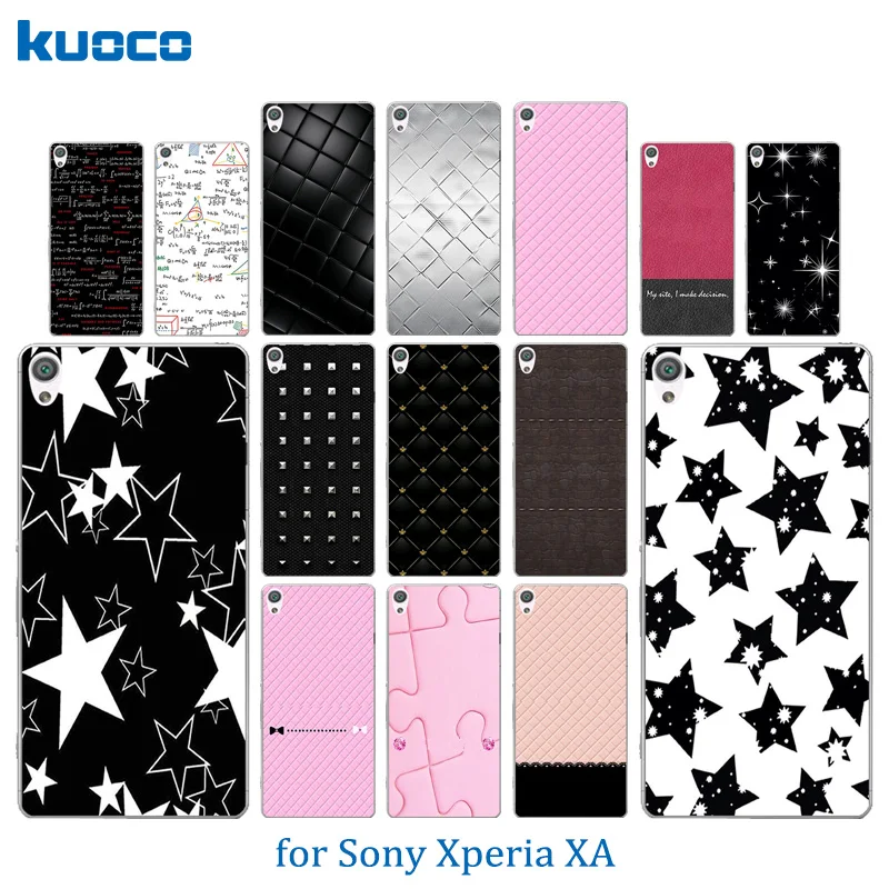 Мягкий силиконовый 5 0 дюйма для Sony Xperia XA F3111 чехол телефона с красочным рисунком