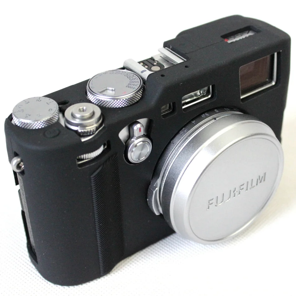 Мягкий силиконовый резиновый защитный корпус для камеры чехол Fujifilm X100F