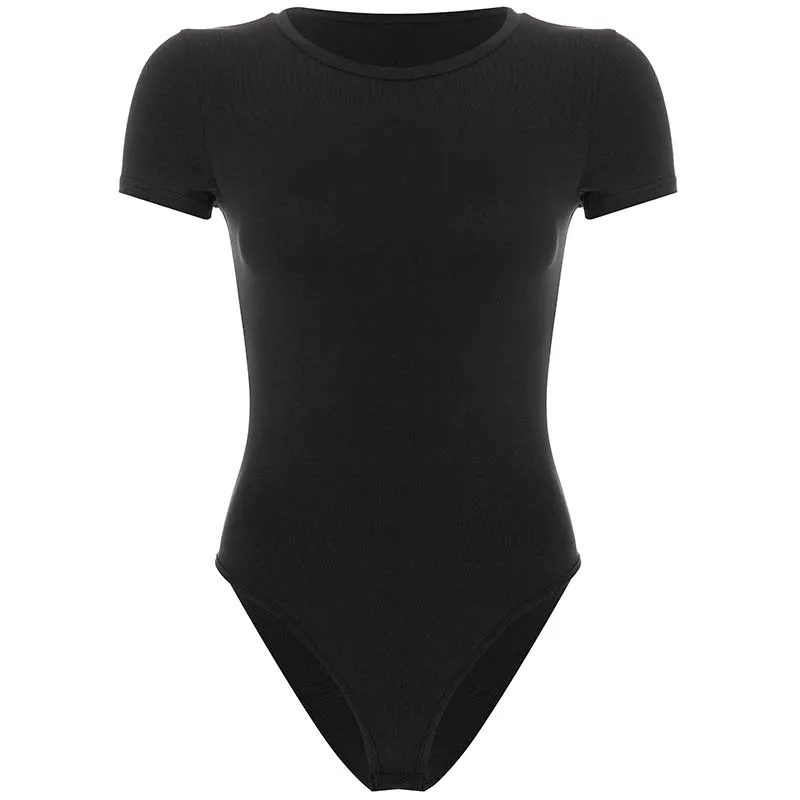 black bodysuit SUCHCUTE женский боди для женщин, комбинезон, хлопок, обезьяна, бодикон, боди, повседневные боди, короткие комбинезоны, Shein, женские комбинезоны - Цвет: black bodysuit
