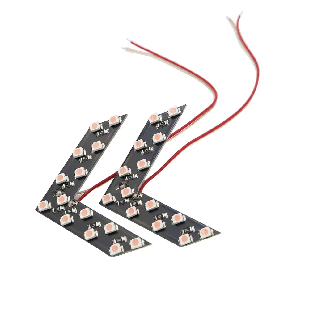 YSY 40 шт. 14 SMD светодиодный индикатор со стрелкой для автомобильного зеркала