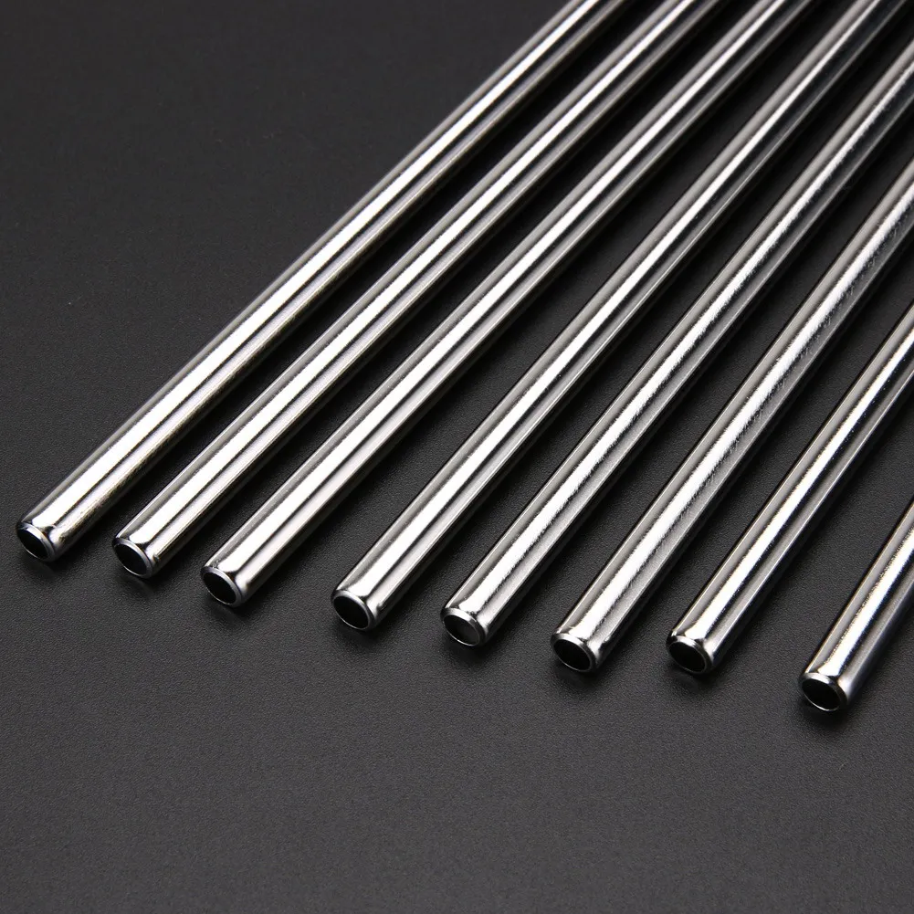 8 шт. детская Экологичная трубка из нержавеющей стали|metal straw|reusable drinking strawsbar accessories