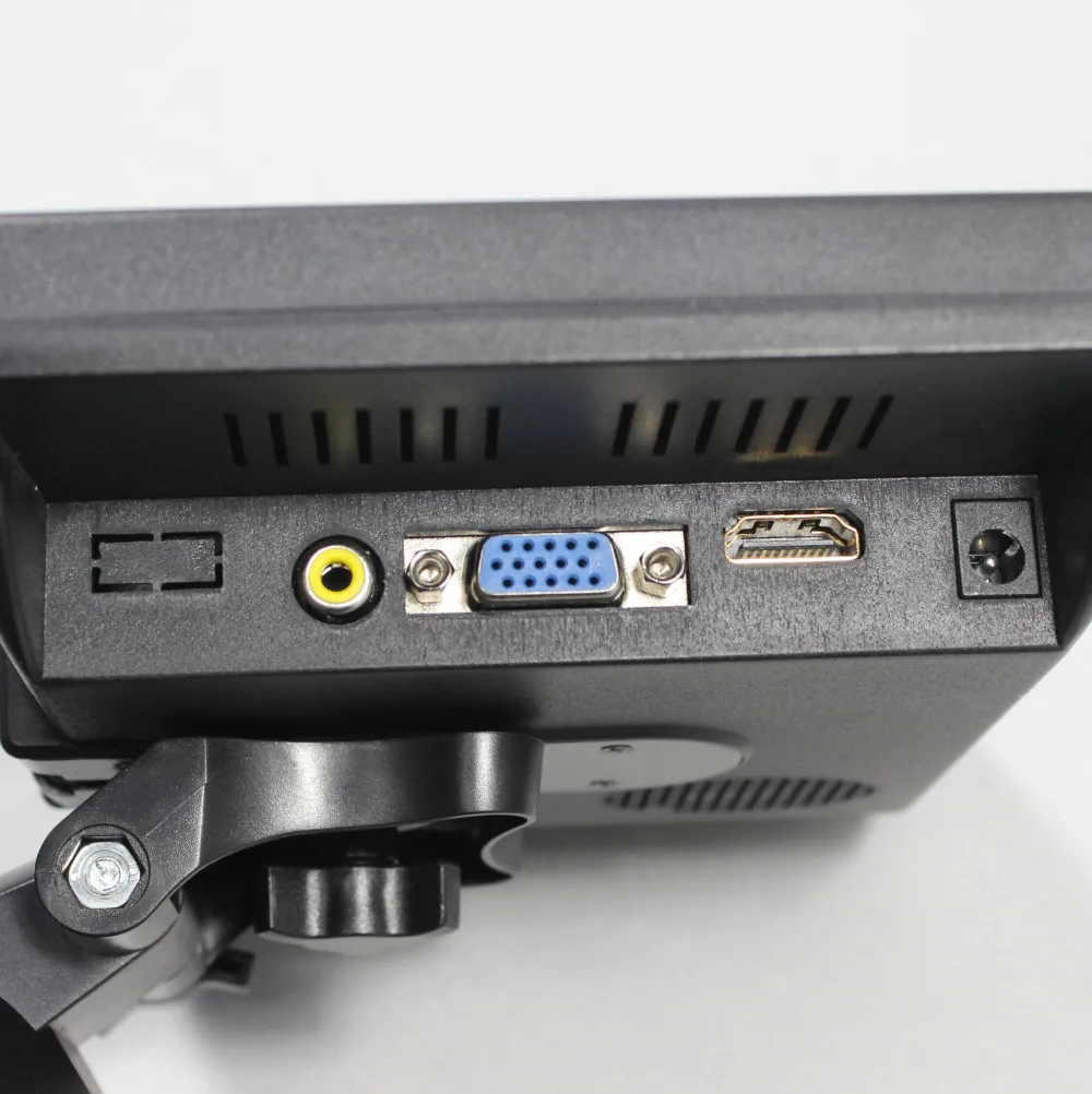 7-дюймовый ЖК-монитор 1280*800 с HD MI + VGA 2AV заднего вида Европа Мощность питания для