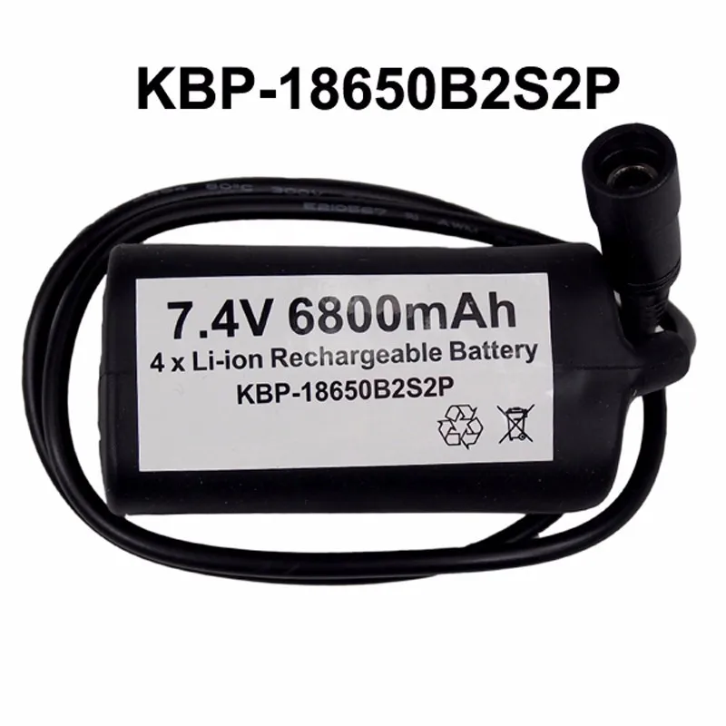 Высокое качество KBP-18650B2S2P 7,4 V 6800 мА/ч, 4 x NCR18650B Перезаряжаемые 18650 литий-ионный аккумулятор Батарея пакет