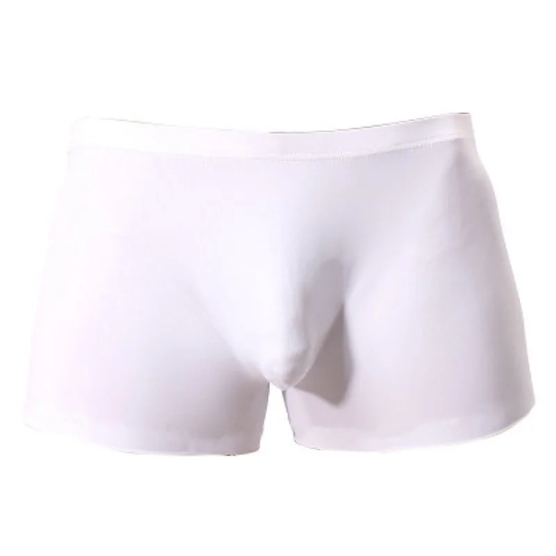 Mens Ice Silk Boxers Breathable Transparentes men UnderMear Boxer Sexy Homme Jockstrap Gay Fetish Homens One-Piece Shorts | Мужская