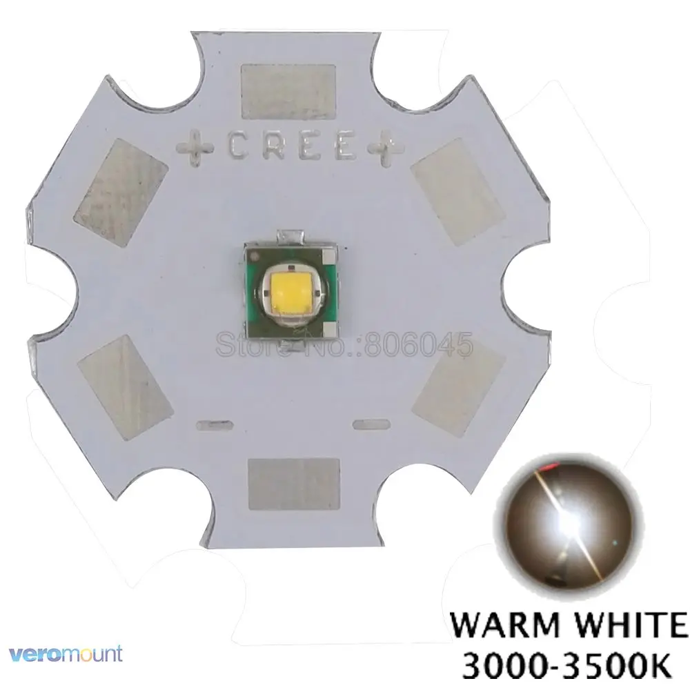 10x3 Вт Cree XPE XP-E светодиодный Диод высокой мощности, дополнительный нейтральный белый холодный белый теплый белый красный зеленый синий королевский синий желтый - Испускаемый цвет: Warm White