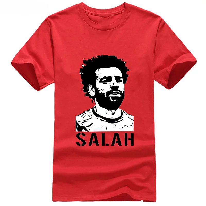 Egypt MVP player salah хит продаж новинка 2018 летние модные футболки soccersing cup to Русский стиль