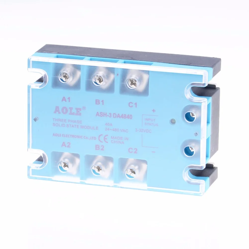 SSR реле TSR-40DA 40A/480VAC DC управление AC трехфазное твердотельное Бесплатная доставка |