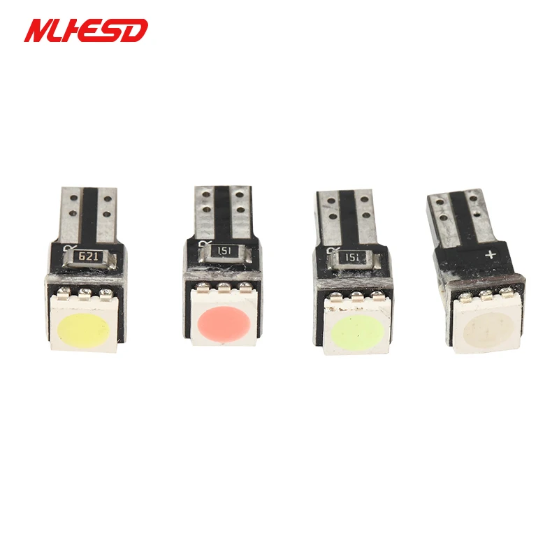 10 шт. T5 5050 SMD плита стоп сигнала автоматический датчик светодиода лампочки