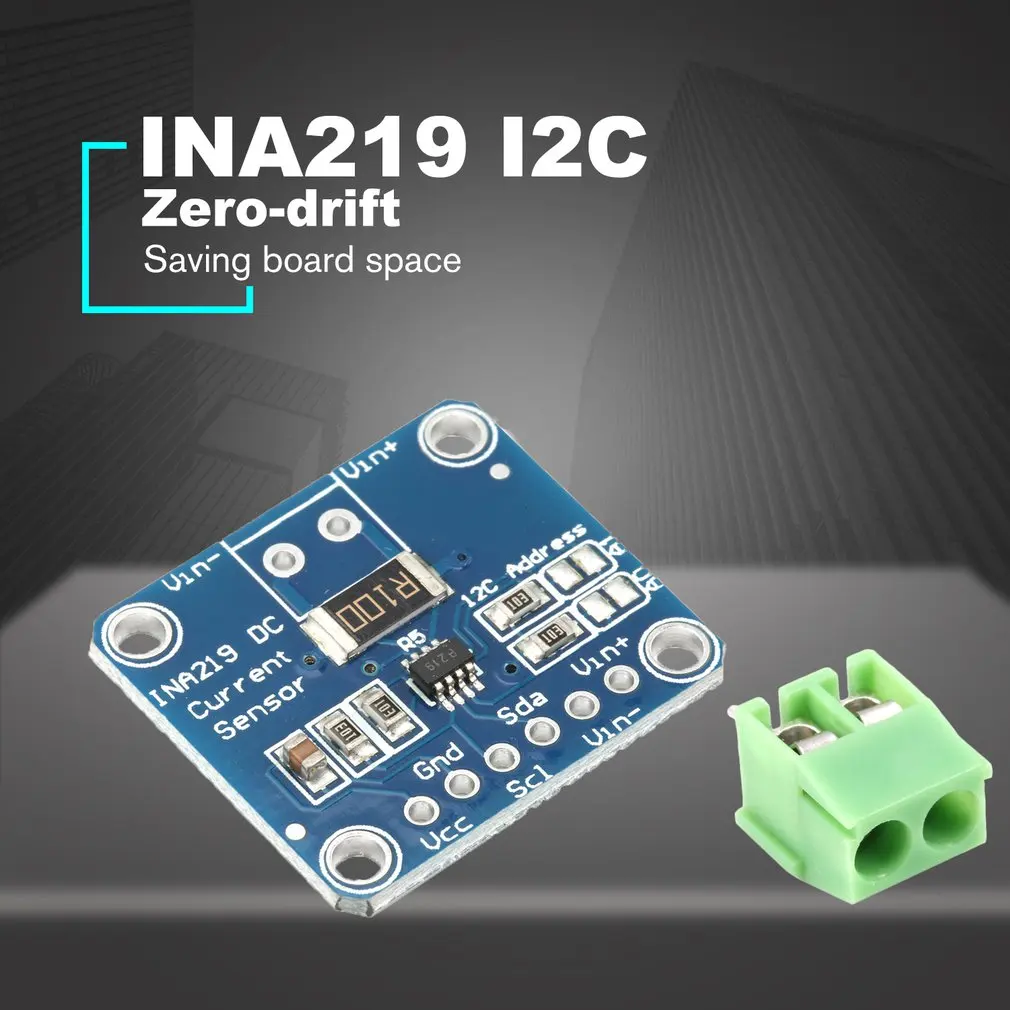 INA219 I2C интерфейс двунаправленный DC напряжение тока Stroom/блок питания датчик