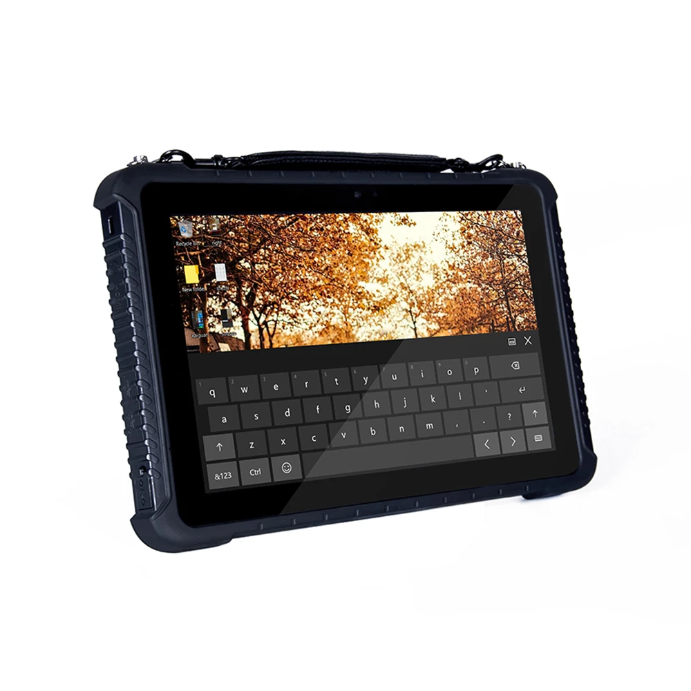 Прочный планшет 10 1 дюйма 2 Гб ОЗУ 32 ПЗУ Windows / Android 5 Intel cherrytrail Z8350 со сканером штрих
