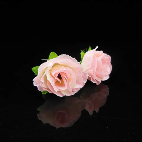 200 шт. 2015 Новинка Бесплатная доставка Свадебный Цветочный розовый цветок булочка