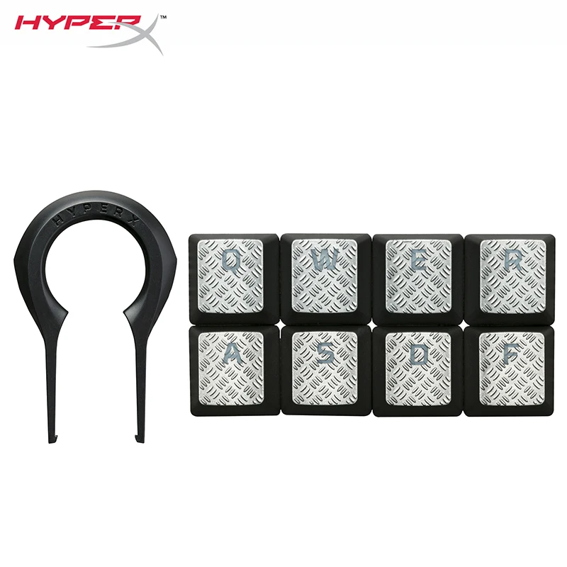 HyperX FPS MOBA Gaming Keycaps текстурированные для тактильного захвата и с покрытием для долговечных брелоков для FPS и MOBA setups